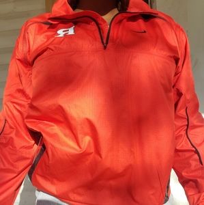 Red Rutgers Windbreaker Jacket